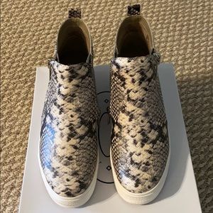 EUC Size 8 Steve Madden Wedgie Tennis Nat Snk